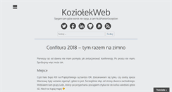 Desktop Screenshot of koziolekweb.pl