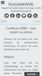 Mobile Screenshot of koziolekweb.pl