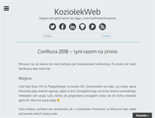 Tablet Screenshot of koziolekweb.pl